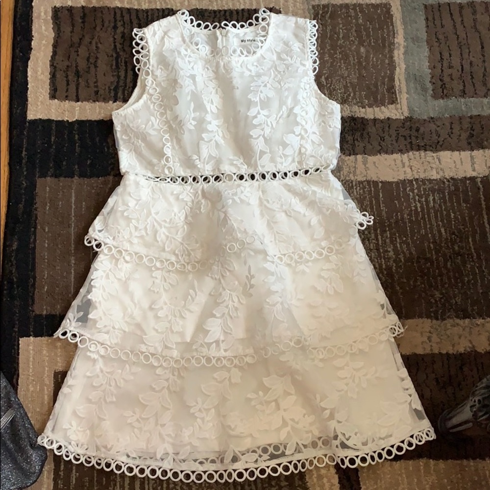 Summer Spring white dress